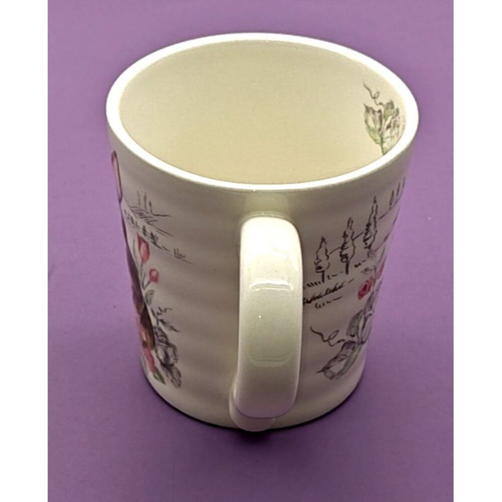 Maxcera Spring Tulip Bunny Rabbit Oversize Mug - Picture 2 of 7
